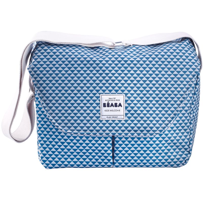 Sac à langer Vienne II Play Print bleu Béaba