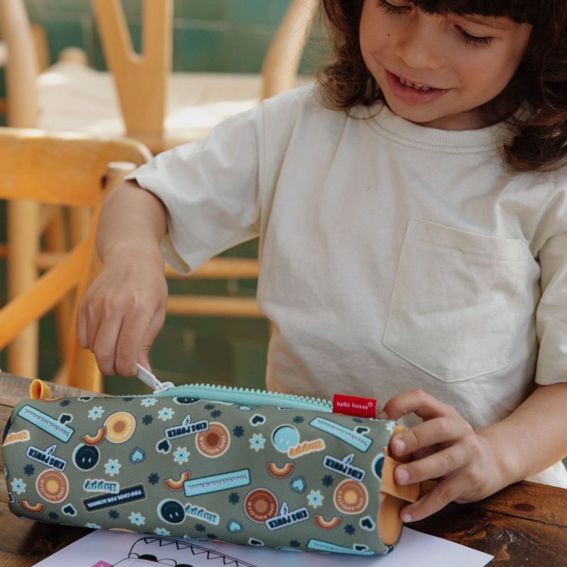 Trousse simple compartiment Smiley Hello Hossy Ambiance 9