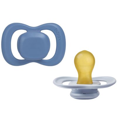 Lot de 2 sucettes symétriques en latex Ocean-Sky (6 mois et +) B.Box
