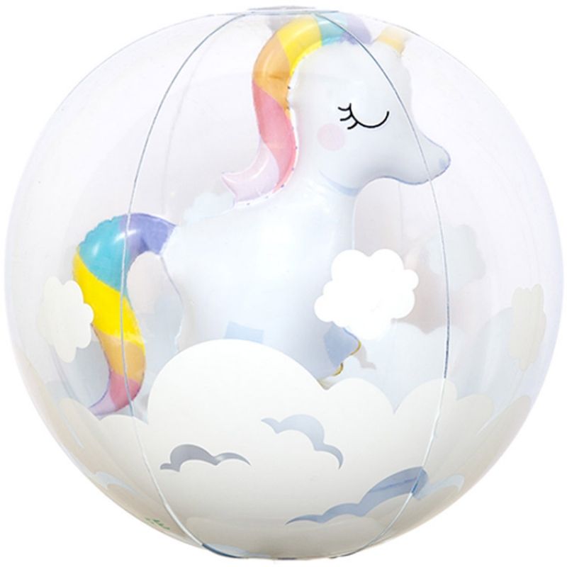 Balle gonflable licorne 3D (32 cm) Sunnylife