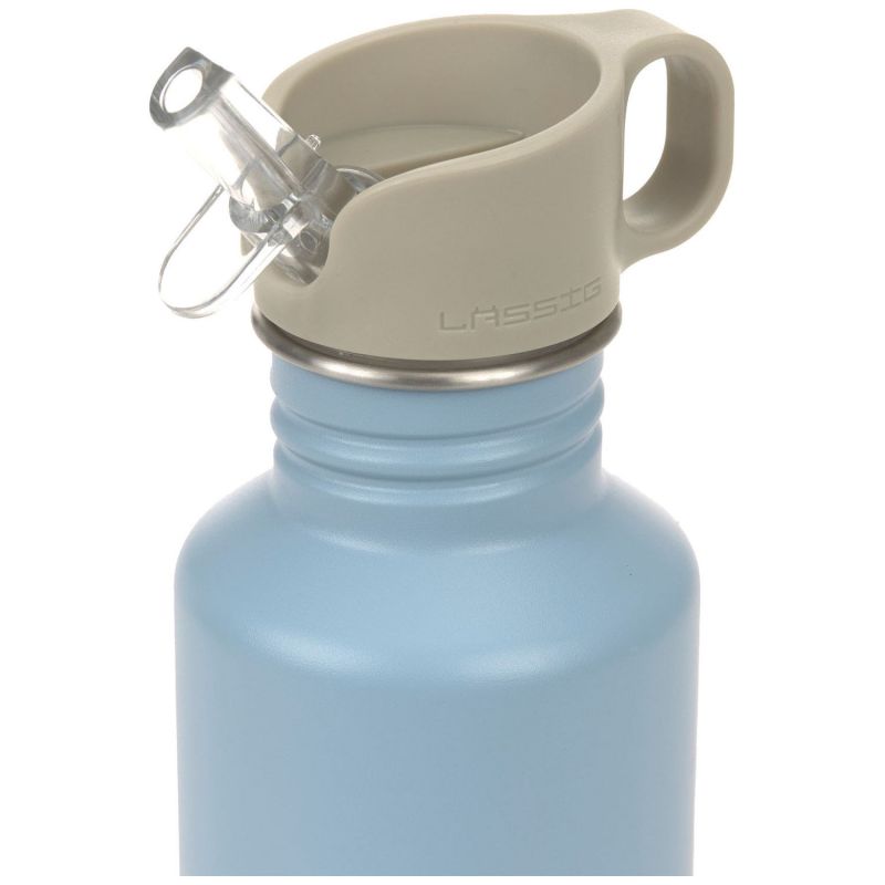 Gourde pour enfant inox Pattern Party bleu et vert (500 ml) Lässig Produit 3