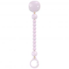 Attache sucette silicone Colour Essence mauve - Suavinex