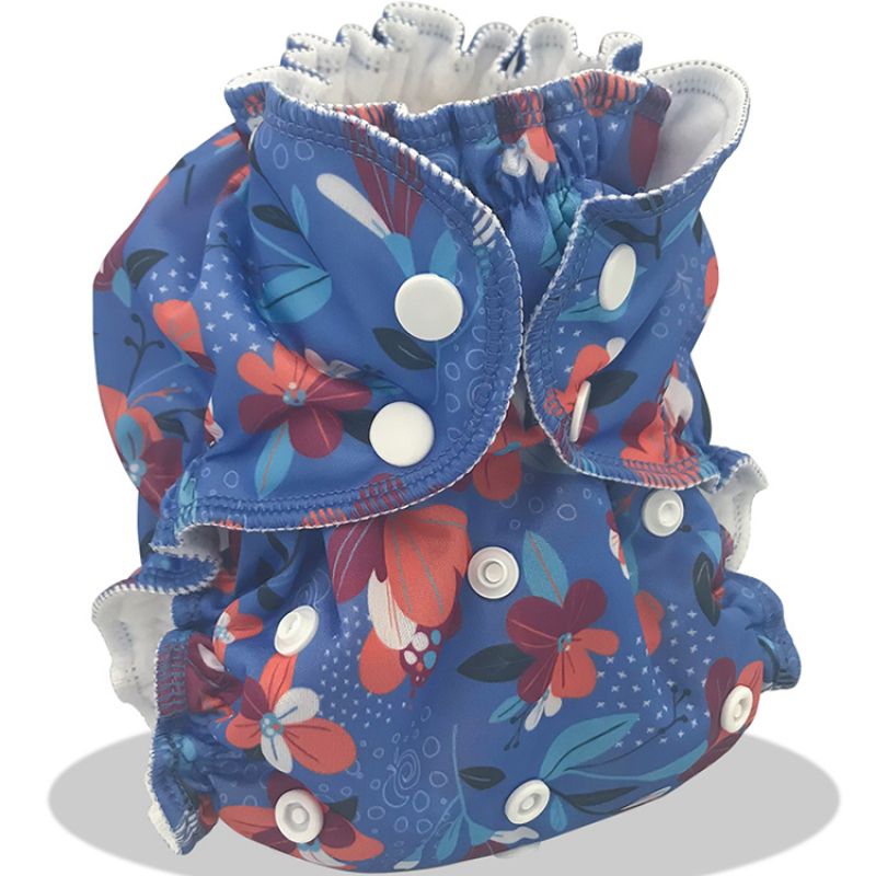 Couche lavable TE2 Tout En 2 Solar Flower (Taille unique : 2,8 à 16 kg) AppleCheeks