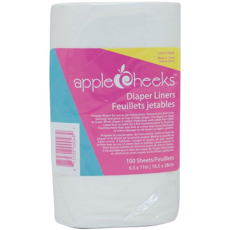 Papier de protection pour couche lavable (100 feuilles) AppleCheeks
