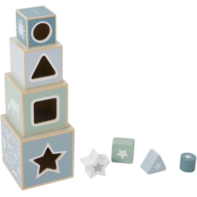 Jeu à encastrer Adventure blue (4 pièces) Little Dutch