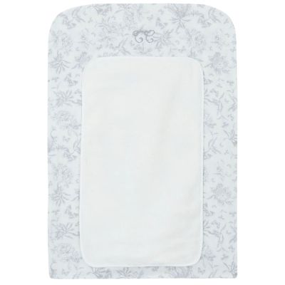Housse de matelas à langer Toile de Jouy gris Tartine et Chocolat