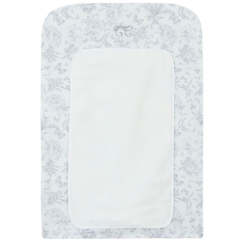 Housse de matelas à langer Toile de Jouy gris Tartine et Chocolat Produit 1