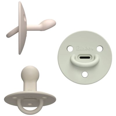 Pack 3 sucettes Choochoo Billie Nude Sand Sage (6 mois et +)