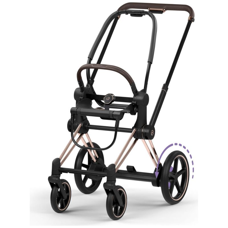 Châssis e-PRIAM 2026 Poussette électrique tout-terrain Rose Gold Cybex Produit 1