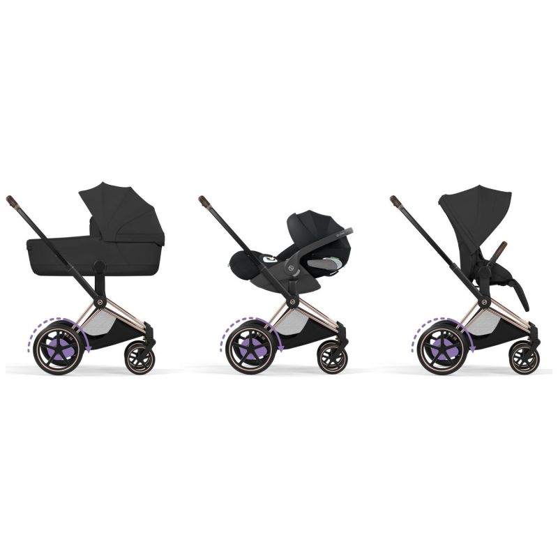 Châssis e-PRIAM 2026 Poussette électrique tout-terrain Rose Gold Cybex Produit 5