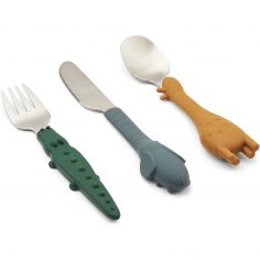 Set de couverts Tove golden caramel mix (3 pièces) - Liewood