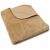 Variation Marron du produit Couverture Basic Sherpa-Jersey Hazel (100 x 150 cm) de la marque Jollein
