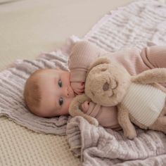 Peluche bruit blanc rechargeable Milo lapin beige