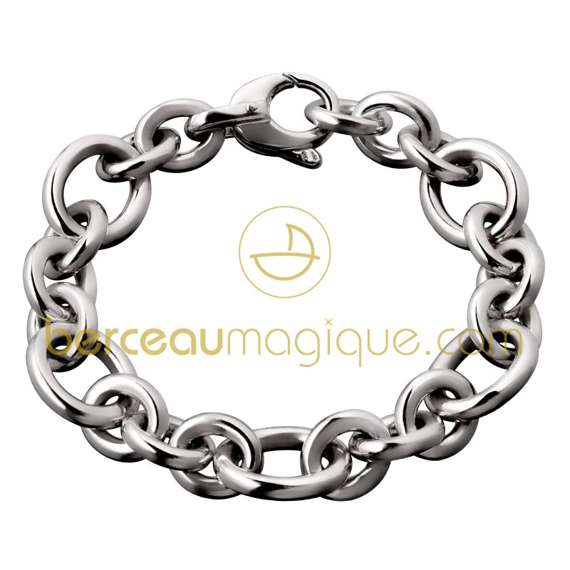 Bracelet Bambino en argent massif (21.5 cm) Christofle