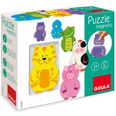 Puzzles animaux magnétiques (12 pièces) : Goula