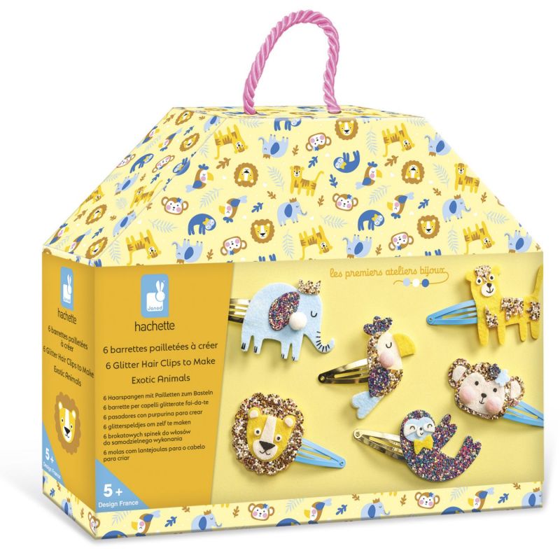 Barrettes à créer Exotic Animals Janod Packaging 1