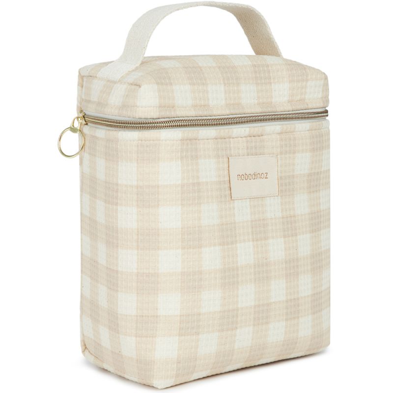 Sac isotherme Concerto Ivory Checks Nobodinoz Produit 2