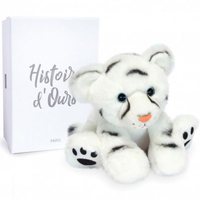 Coffret peluche bébé tigre Terre sauvage (18 cm) Histoire d'Ours