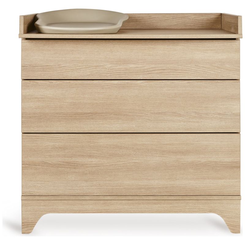 Commode à langer 3 tiroirs Tsugi Honey Ash Quax Produit 5
