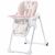 Variation Rose, blanc du produit Chaise haute Yummy Pink de la marque Kinderkraft