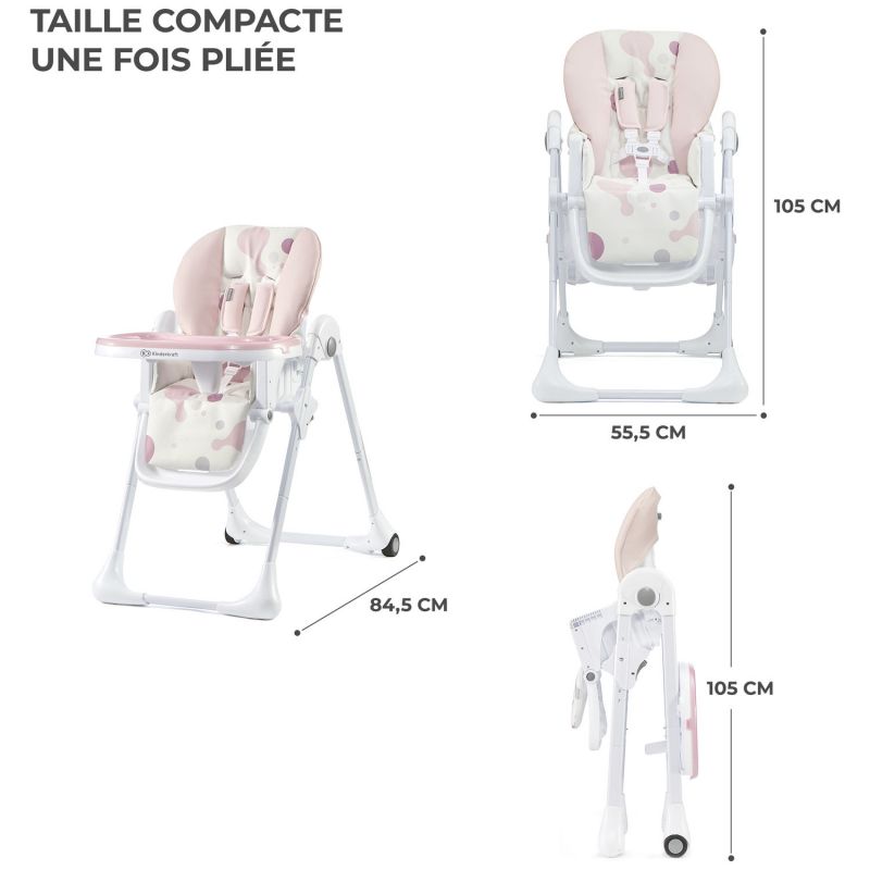 Chaise haute Yummy Pink Kinderkraft Produit 4