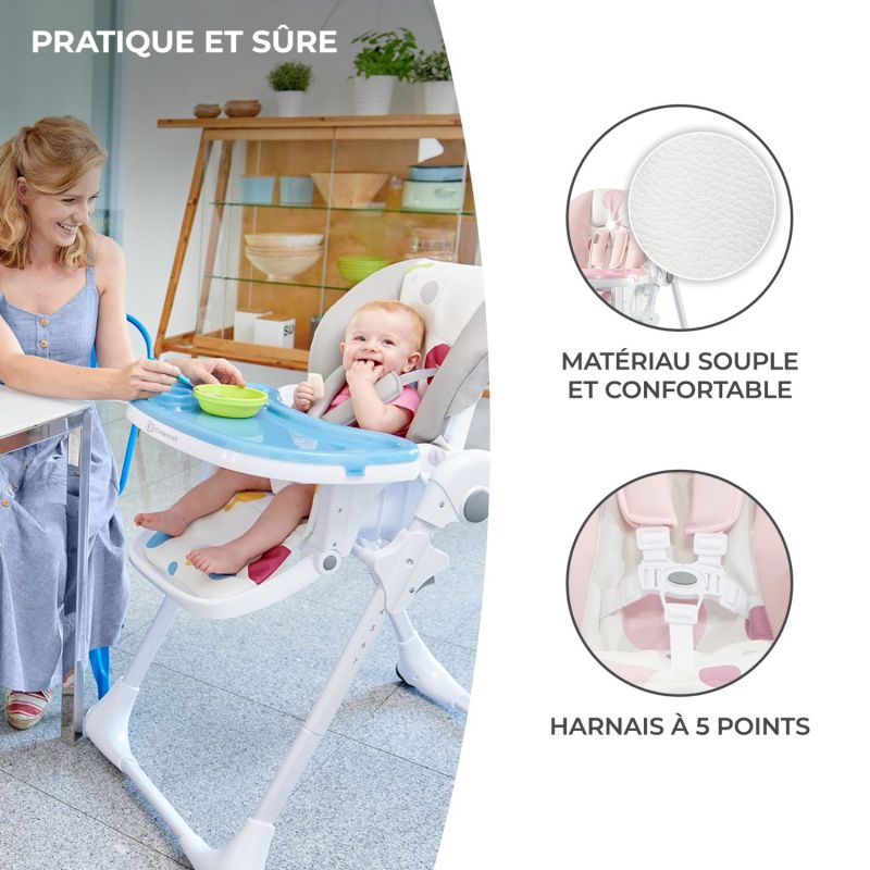 Chaise haute Yummy Pink Kinderkraft Produit 6