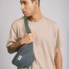 Sac banane L Sasha Denim Gris Hindbag Ambiance 6