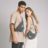 Sac banane L Sasha Denim Gris Hindbag Ambiance 7