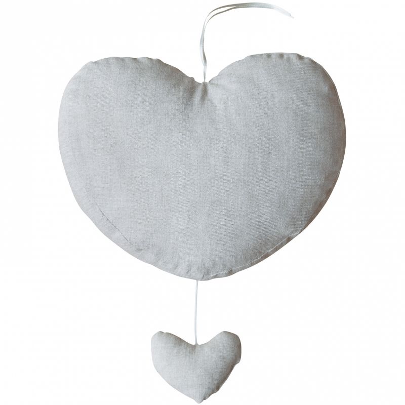 Coeur musical Sirène Grey (27 cm) Les Rêves d'Anaïs
