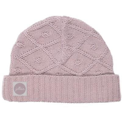 Bonnet Diamond knit vintage rose (6 mois) Jollein