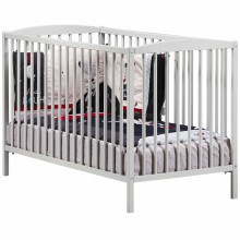 Lit bébé à barreaux New Nao gris (60 x 120 cm)  par Baby Price