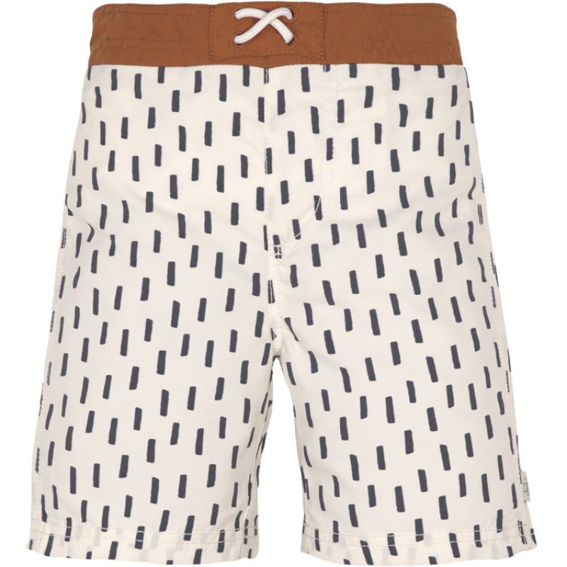 Maillot de bain short Petits traits écru-gris (25-36 mois) Lässig