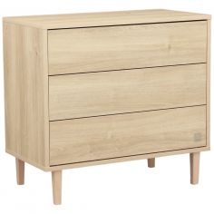 Commode 3 tiroirs Paloma Bois - Sauthon mobilier