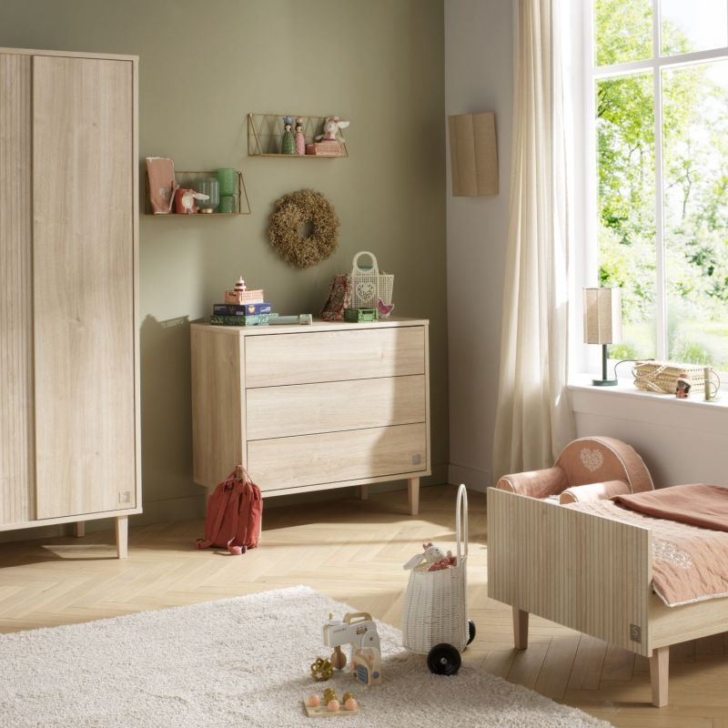 Commode 3 tiroirs Paloma Bois Sauthon mobilier Ambiance 8