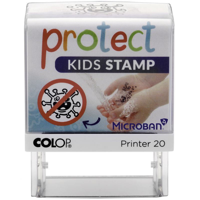 Tampon éducatif lavage des mains antivirus Protect Kids MINE