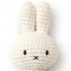 Doudou plat vintage Miffy blanc
