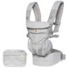 Porte bébé Omni 360 Cool Air Mesh gris perle - Reconditionné - Ergobaby