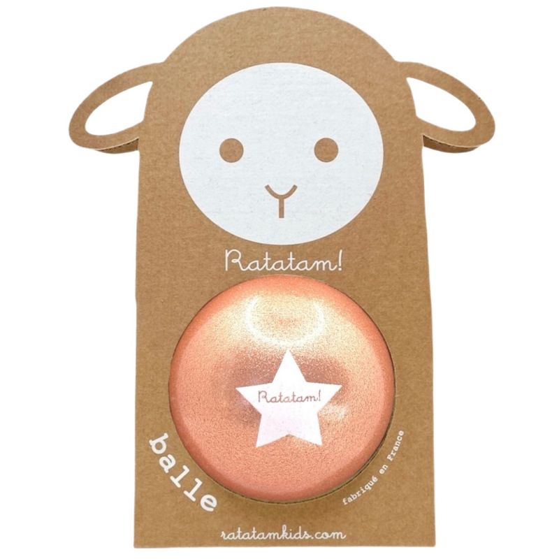 Ballon paillettes Cuivre (10 cm) Ratatam Produit 1