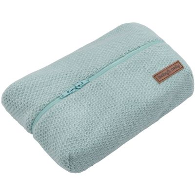 Pochette à lingettes vert d'eau Classic Baby's Only