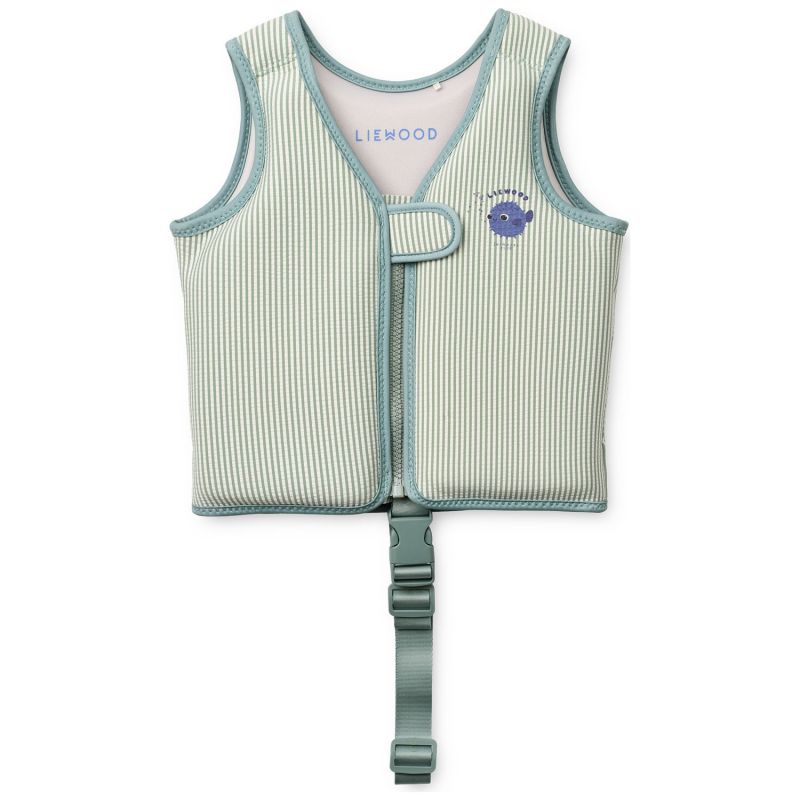 Gilet de natation Dove Seersucker Peppermint-Sandy (3-4 ans) Liewood Produit 1