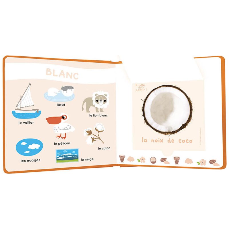 Mon livre des odeurs et des couleurs Le monde Auzou Editions Produit ouvert 2