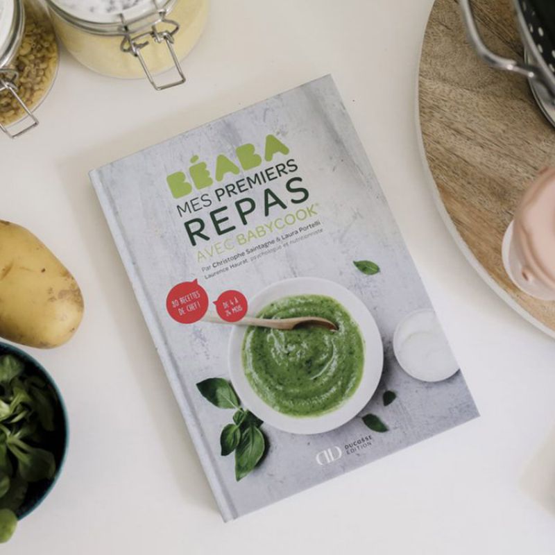 Image d'ambiance de présentation du produit Livre de recettes Mes Premiers repas avec Babycook - Béaba