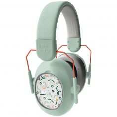 Casque anti-bruit à coques interchangeables KIDYNOISE vert d'eau - KIDYWOLF
