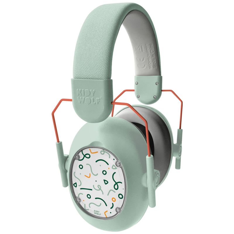 Casque anti-bruit à coques interchangeables KIDYNOISE vert d'eau KIDYWOLF Produit 1