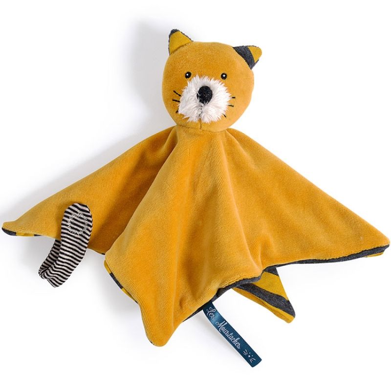 Doudou chat Lulu Les Moustaches Moulin Roty