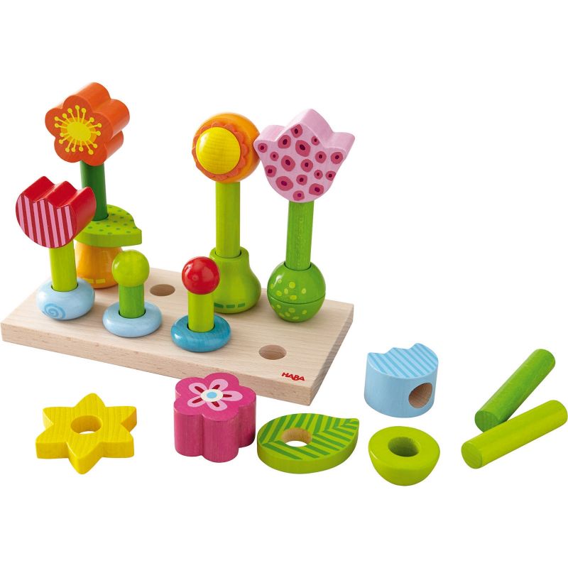 Jeu d'empilage Jardin en fleurs Haba