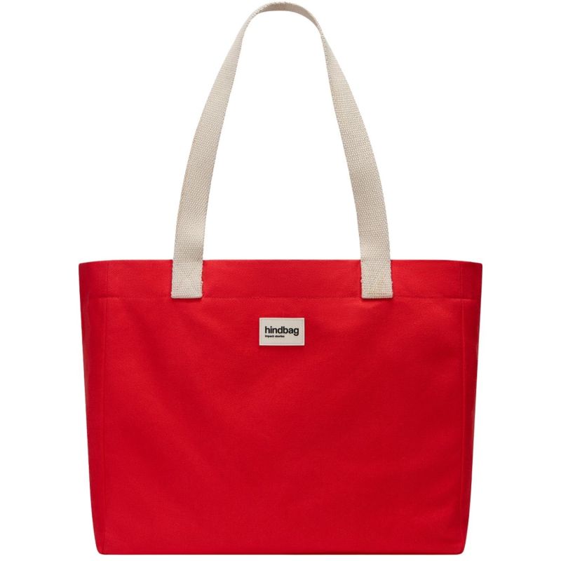 Sac cabas Claude Rouge Carmin Hindbag Ambiance 2
