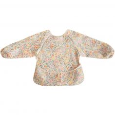 Bavoir à manches longues Pastel Blooms (6-24 mois) - Mushie