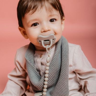 Attache sucette silicone Colour Essence beige