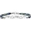 Bracelet cordon liberty Maman argent (personnalisable) - Padam Padam